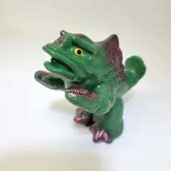 昭和レトロ パチ怪獣 ソフビ 無版権 オリジナル グリーン怪獣 - メルカリ