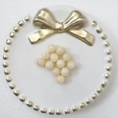 天然石 ビーズ 8mm 12個 石種不明 ハンドメイド パーツ