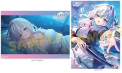 【未使用】サヤガタリ アクリルパネル B2マルチクロス 缶バッジ 特典