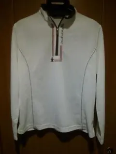 Munsing Wear　刺繡ロゴ　ハーフジップシャツ