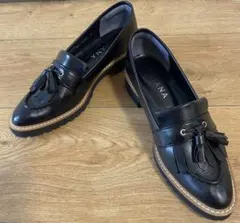 【j.g 様専用】DIANA タッセルローファー レザー 黒 24.5cm