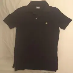 Brooks brothers ポロシャツ　半袖　黒　ブラック　ワンポイント　S
