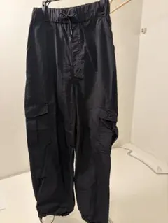 WEGO ナイロンカーゴパンツ ブラック Fサイズのサムネイル