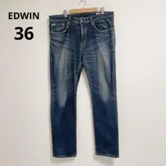 エドウィン　ED03 レギュラーストレート　デニムパンツ 36 シンプル　無地のサムネイル