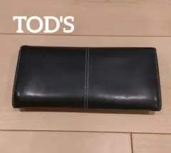 TOD'S ブラック レザー 長財布のサムネイル