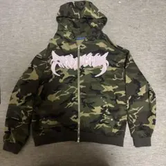 パーカー M カモフラージュ柄 ジップアップ　ダブルジップ　SEQUENZ