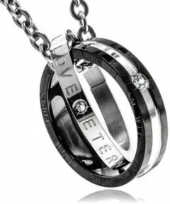 ダブルリング ネックレス