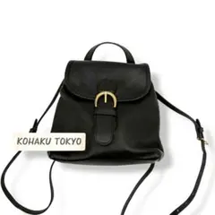 vintage coach old mini backpack leather