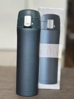 【新品未使用】ワンプッシュ真空ステンレスボトル　450ml　内海産業