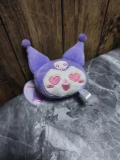 SANRIO Kuromi フェイスマスコット 紫