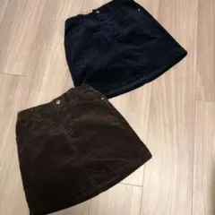UNIQLO コーデュロイスカート 125cm 2点セット