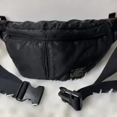 【良品】PORTER タンカー ウエストバッグ ボディバッグ 黒のサムネイル