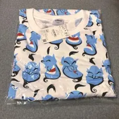 新品★未開封★Disney アラジン ジーニー 総柄 Tシャツ Ｌ ロングタイプ