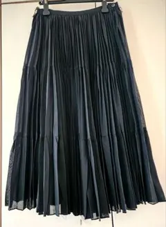 itional　イショナル　HERHIS ロングプリーツスカート　２６ M