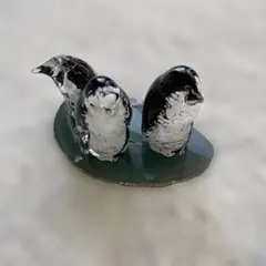 クリスタルガラス ペンギン置物　3点Hoglundガラス ホグランドアートガラス Hoglund Art Glass ペンギンフィギュア - メルカリ