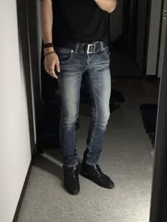 00s Archive Burberry Slimfit Denim Hedi - メルカリ