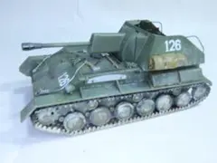 1/35 ズベズダ SU-76 プラモデル完成品のサムネイル