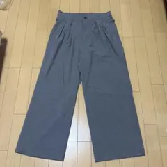 メンズワイドスラックス　夏用　M ニコアンドのサムネイル