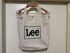 ※値下げしました！ Lee ロゴ トートバッグ ホワイト