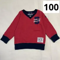 【USED】Black Bear Vネック トレーナー 100cm