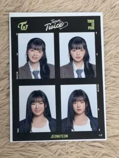 TWICE ジョンヨン 証明写真 ステッカー ポップアップ