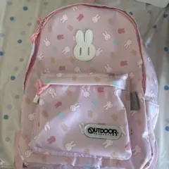 OUTDOOR ミッフィー リュック 子ども ピンクのサムネイル