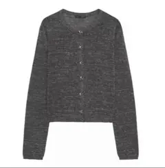 ZARA メタリックボタンカーディガン