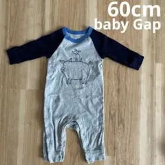 babyGap ベビー ギャップ 長袖 ロンパース 60cm 0-6ヶ月