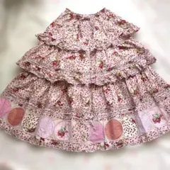 Babyスローモーションブーケ～あの日の私の想い～柄ジャンパースカート