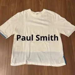 【Paul Smith】 ホワイト 半袖ニット