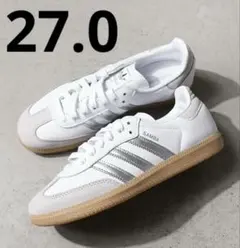 新品未使用 ADIDAS SAMBA OG シルバー ブラック 25.0cm adidas SAMBA OG W SILVMT/CBLACK/GUM5 （アディダス サンバ OG W
