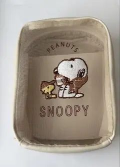 スヌーピー PEANUTS ボックス型ポーチ【未使用】