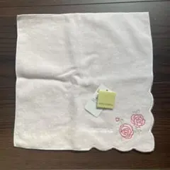 JUNKO SHIMADA ハンカチ ピンク 薔薇刺繍のサムネイル