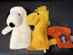 スヌーピー ウッドストック　 ゴルフ　ドライバ、ユーティリー、パターカバー