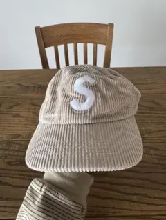 Supreme ベージュ コーデュロイ キャップ