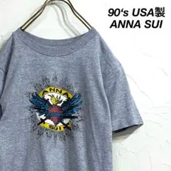 希少 90’s ANNA SUI アナスイ プリントt シングルステッチのサムネイル
