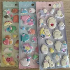 即日匿名配送♡つぶらな瞳のぷくぷくシール セット