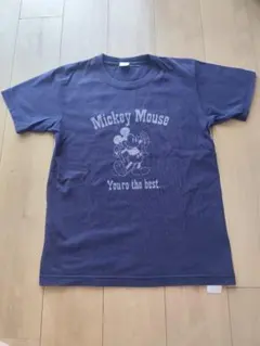 ミッキーマウス Tシャツ Sサイズ ダークブルー