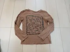 H&M ブラウン 長袖カットソー US 6X/7