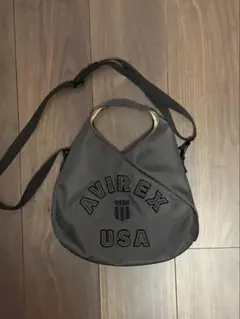 AVIREX ショルダーバッグ グレーのサムネイル