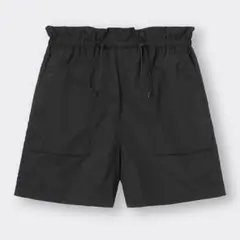 GU ナイロンプルオンショートパンツ　XS ブラックのサムネイル