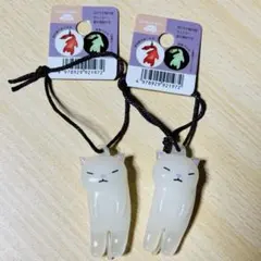 セリア 吊り下げ紫外線チェッカー 蓄光機能付き 猫 2個セットのサムネイル