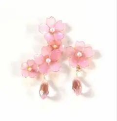 桜のイヤーカフ（セット）3