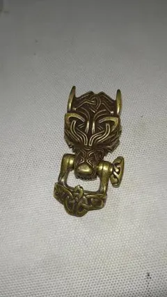 復古風格 狼頭 錢包鏈