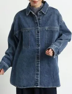 新品未使用品 share with Kurihara harumi デニムシャツ - メルカリ