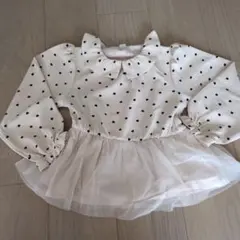 バースデイ　カットソー　ハート柄