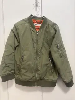 H&M MA-1ジャケット 122cm オリーブグリーン