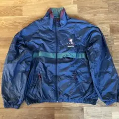 希少 古着 スヌーピー SNOOPY ナイロン ジャケット ブルゾン Lサイズ