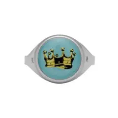 Toy ring 常田　pointlessjourney 水色　王冠 pointlessjourney 王冠 クラウン ブルー トイリング 常田大希