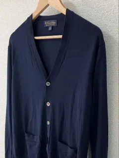 Brooks Brothers メリノウール100% カーディガン S ネイビー